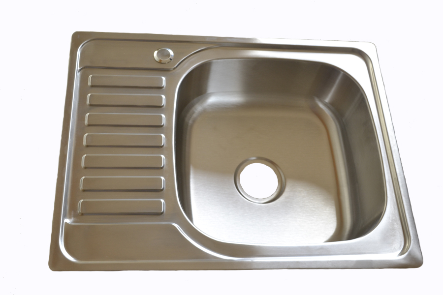 Spülbecken Edelstahl 304 eckig Einbauspüle Küchebecken 1 2 Becken